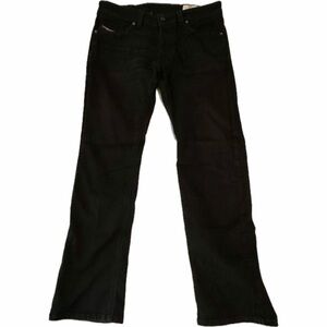 Diesel Larkee Black Straight Jeans W32 L30 | Spring Casual Stretch Denim